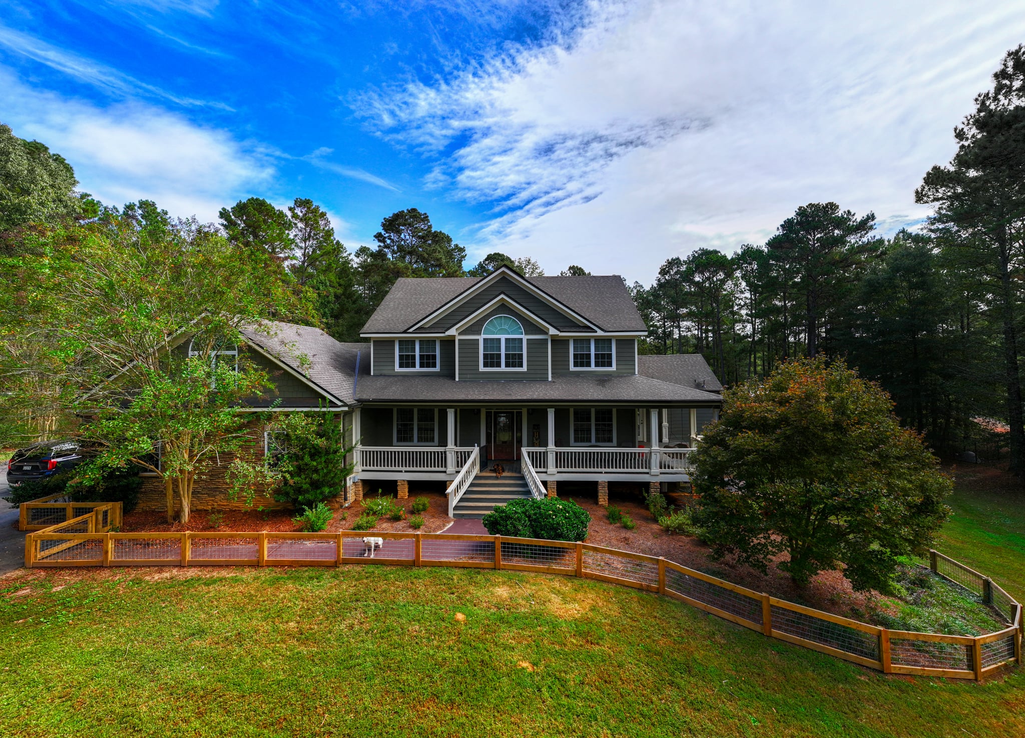 Jordan Estate large acreage aerial property visualization