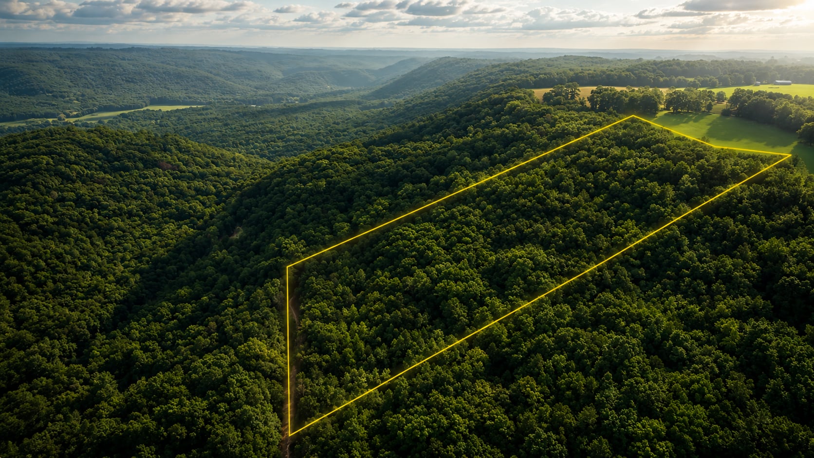 Land and property context aerial showcase